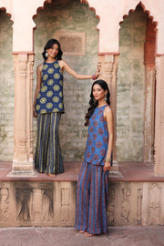 Sindh Ajrakh Set Siyahi