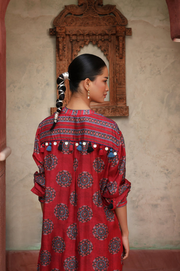 Sindh Flow Set Surkh