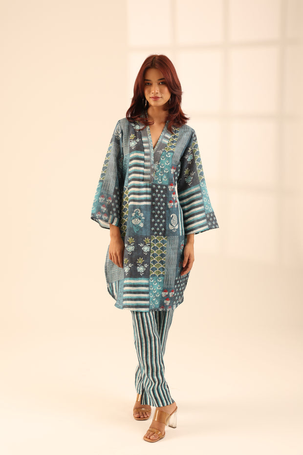 NAVY NAUTICA EMBROIDERED SET