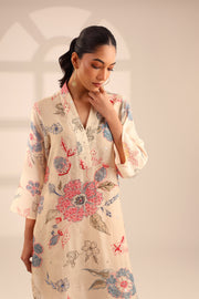 MYSTICAL CREAM EMBROIDERED SET