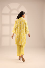 LINEN DAISY SET SUNNY YELLOW