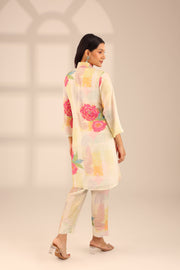 FLORAL POP EMBROIDERED SET - IVORY