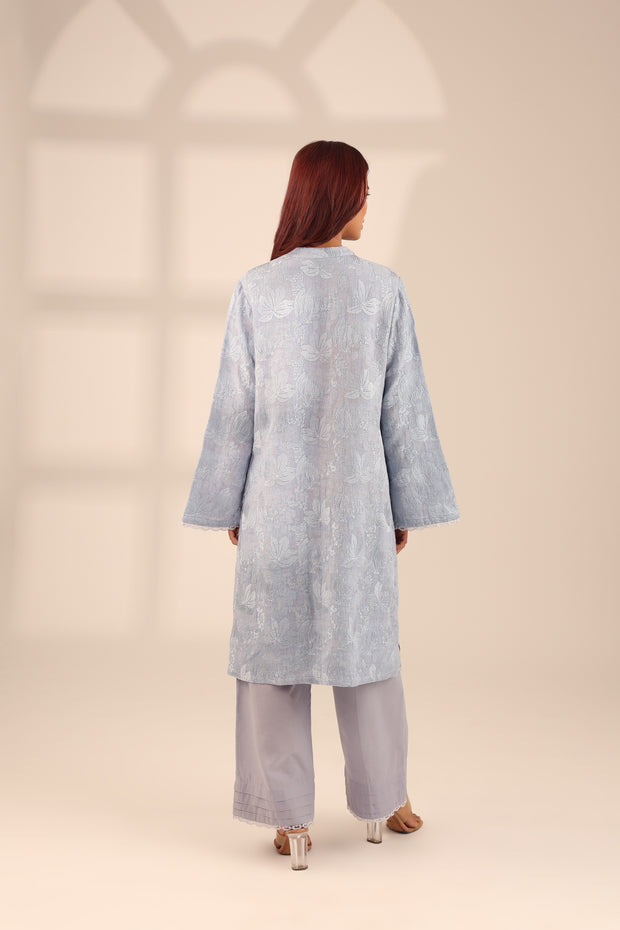 LINEN JAAL SET PERIWINKLE