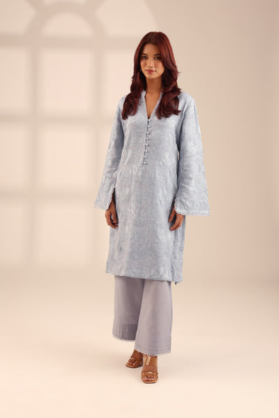 LINEN JAAL SET PERIWINKLE