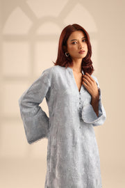 LINEN JAAL SET PERIWINKLE
