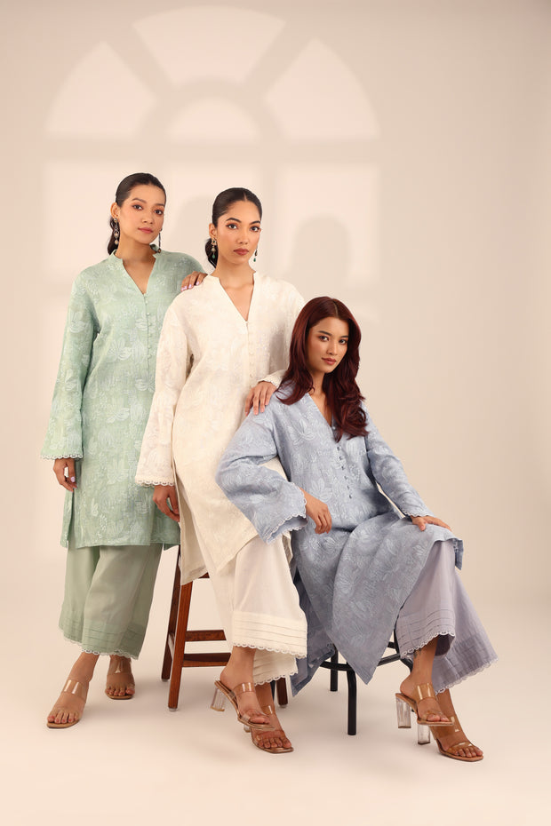 LINEN JAAL SET MINT