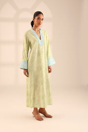 MARRAKESH COTTON KURTA - GREEN