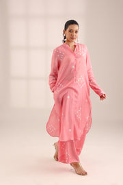 HAND-TIED BANDHEJ SET - PINK