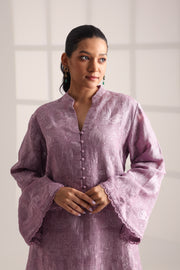 LINEN JAAL SET MAUVE