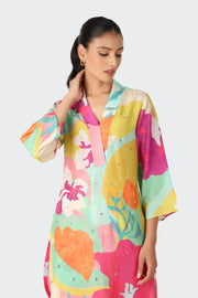 Alia Abstract Embroidered