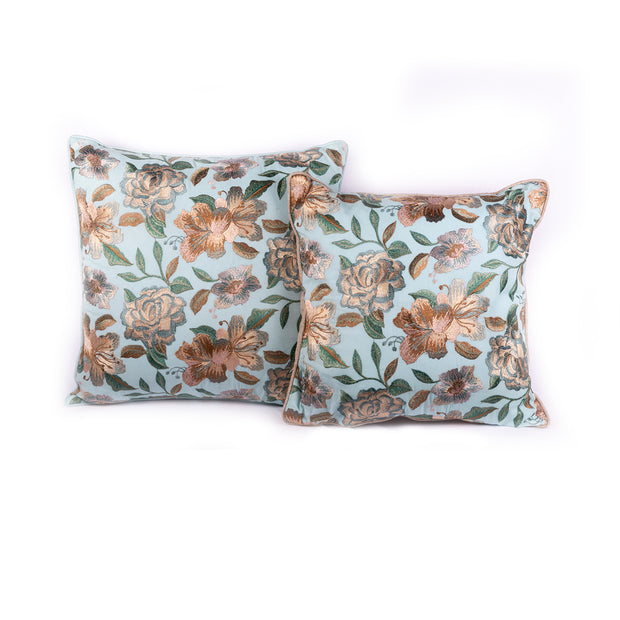 FLORA EMBROIDERED CUSHION
