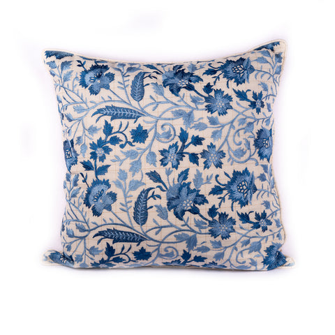 NEELA CHINTZ EMBROIDERED CUSHION