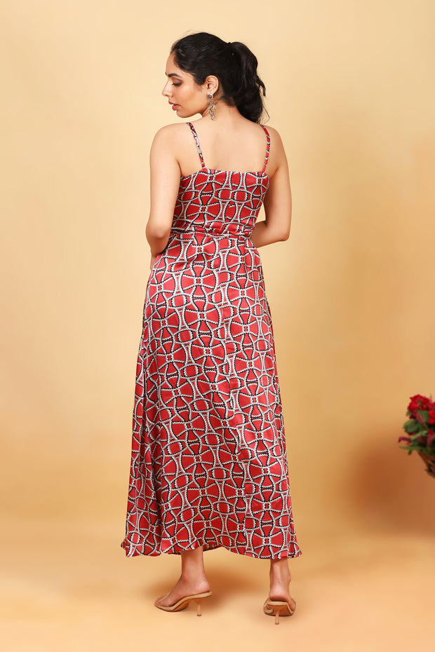 Ruby Red Wrap Dress
