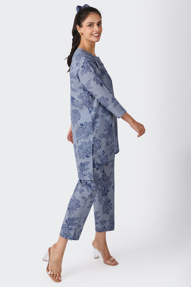 CHAMBRAY BOTANIQUE LOUNGE SET