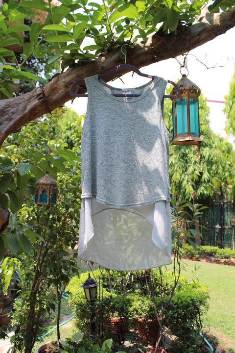 Double Layer Grey Top