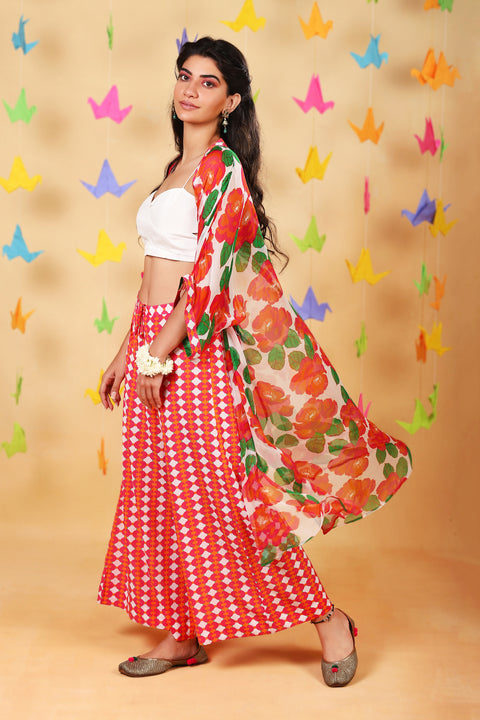 Retro White 3 pc Ensemble