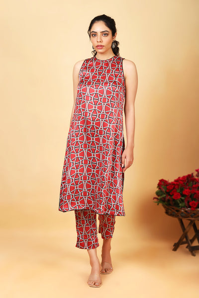 Ruby Rosa Co-ord Set & Dupatta