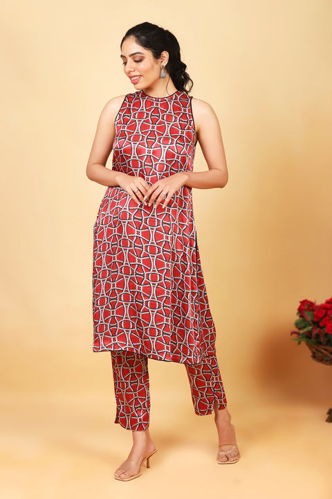 Ruby Rosa Co-ord Set & Dupatta