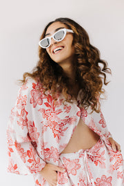 BOTANIQUE RED CO-ORD SET
