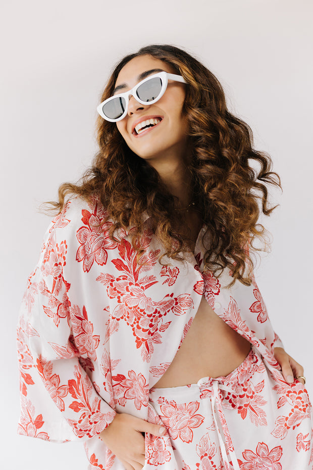 BOTANIQUE RED CO-ORD SET