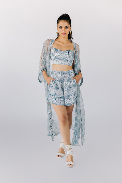 STARBURST KAFTAN DRESS