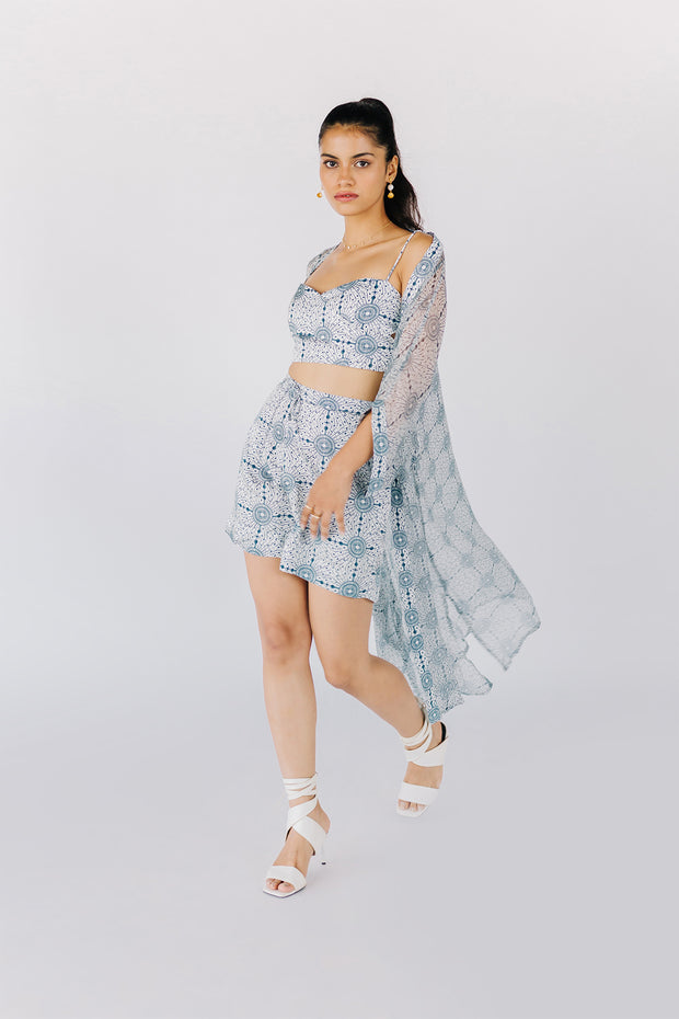 STARBURST KAFTAN DRESS
