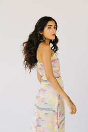 COTTON CANDY WRAP DRESS