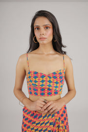ZEENAT RETRO CROP TOP