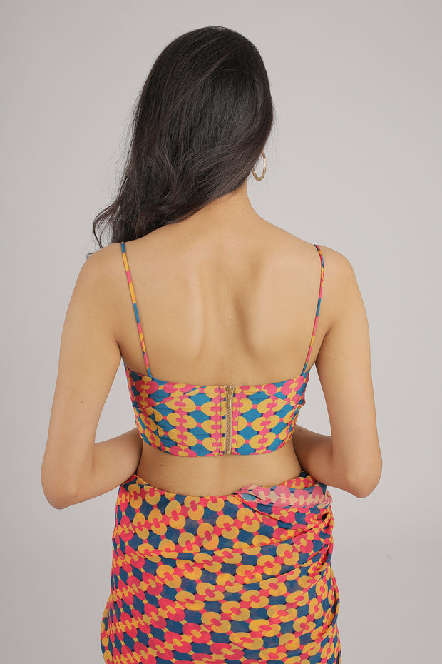 ZEENAT RETRO CROP TOP