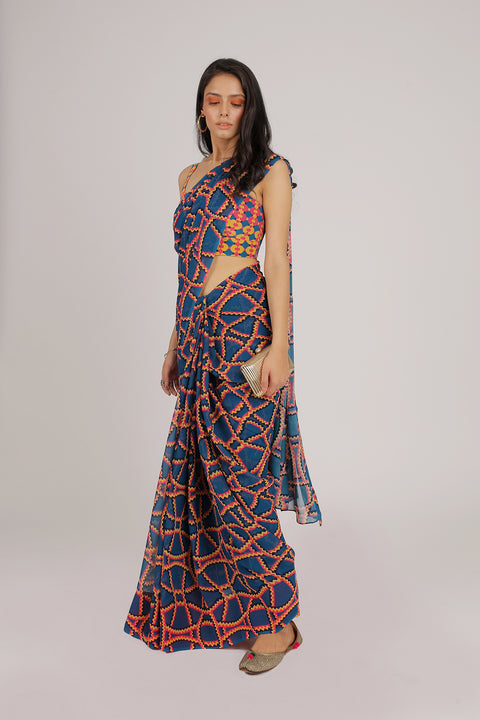 RETRO GOTA SAREE