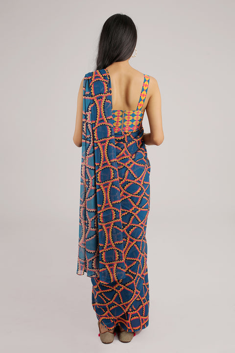 RETRO GOTA SAREE
