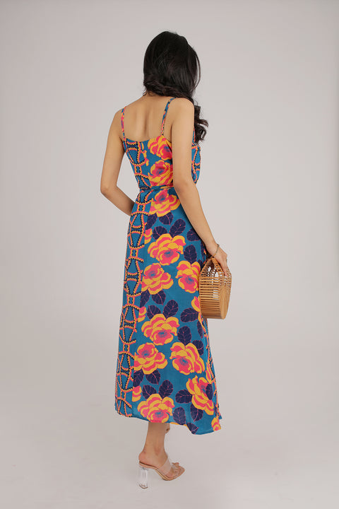 RETRO WRAP DRESS
