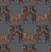 DANCING ELEPHANT - BLUE