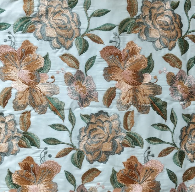 FLORA EMBROIDERED CUSHION