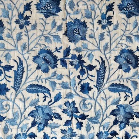 NEELA CHINTZ EMBROIDERED CUSHION