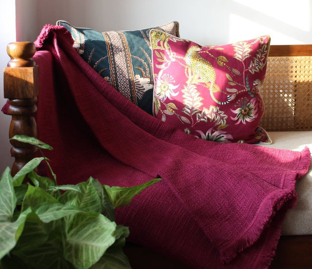 RED WINE THROW